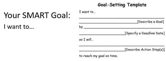 SMART goal chart