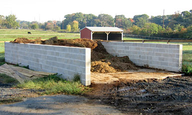 Photo of manure storage