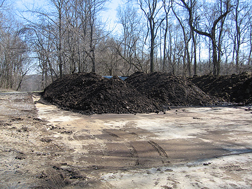 Manure storage.