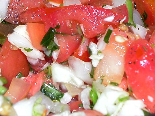 Photo: salsa closeup.