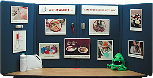 Photo: Germ Alert Display.