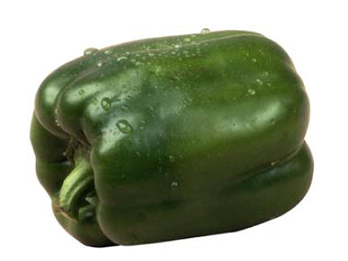 Photo: Green pepper.