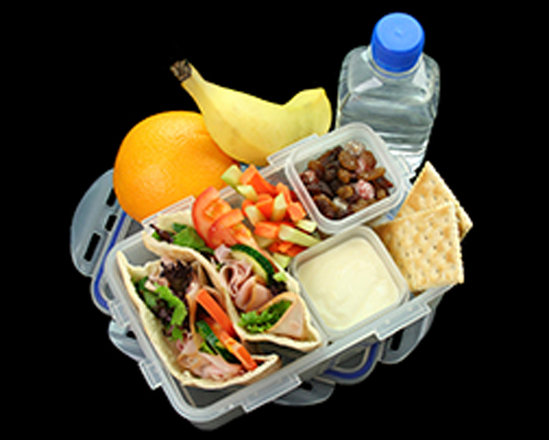Photo: Healthy children's lunch box.