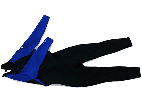 Typical wetsuit used for warm weather surfing/diving.