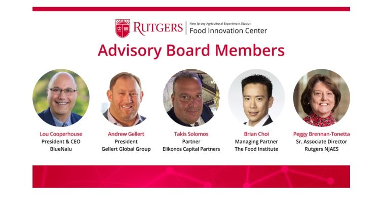 Photo of Rutgers Food Innovation Program Appoints Five Advisory Board Members