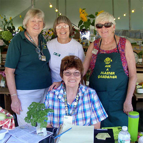 Photo: Monmouth County Master Gardeners at the fair.